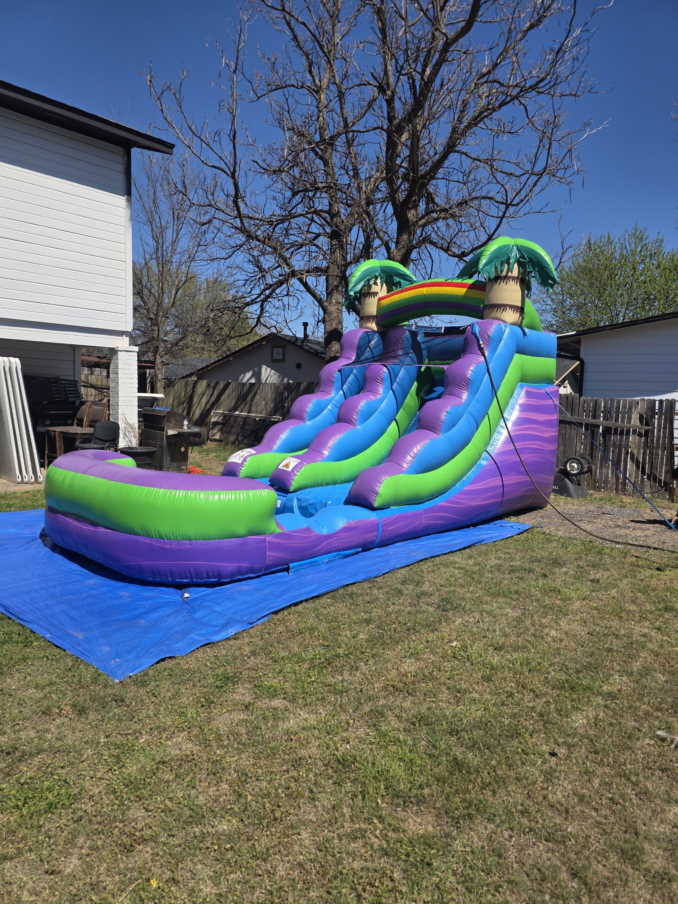 Tropical Rainbow Water Slide